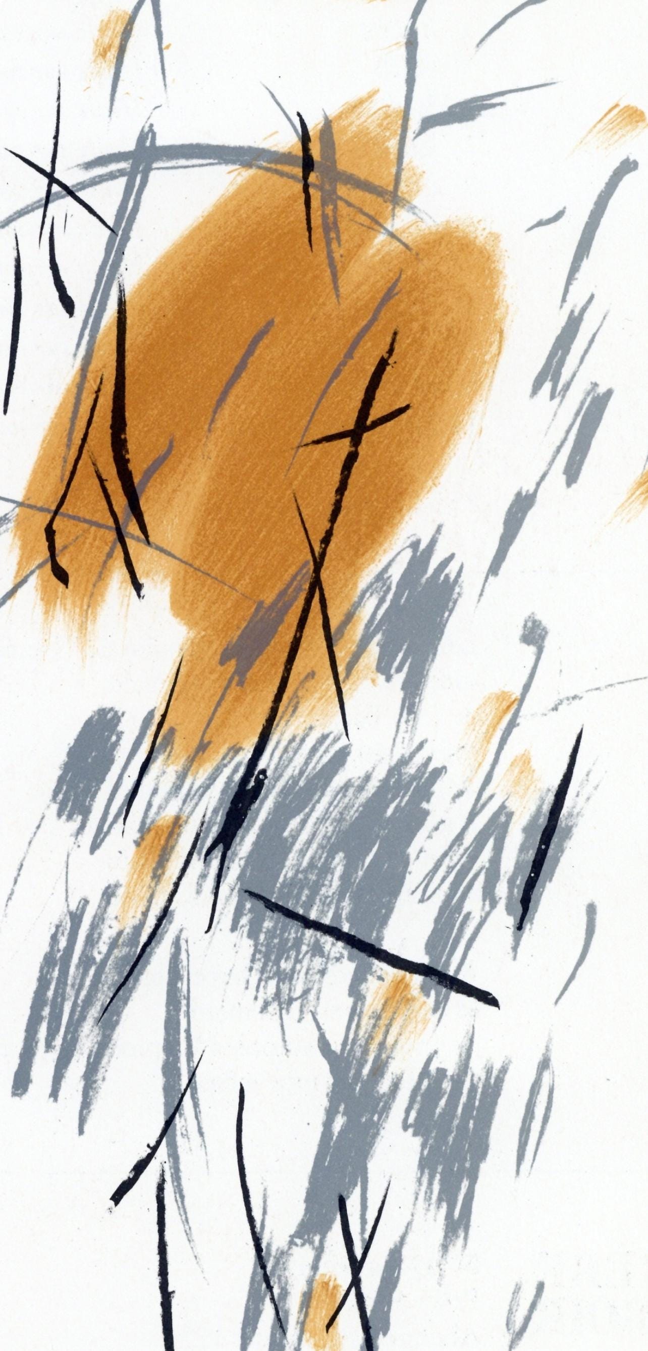 Jean Bazaine, Composition, Derrière le miroir, Limited Edition Lithograph