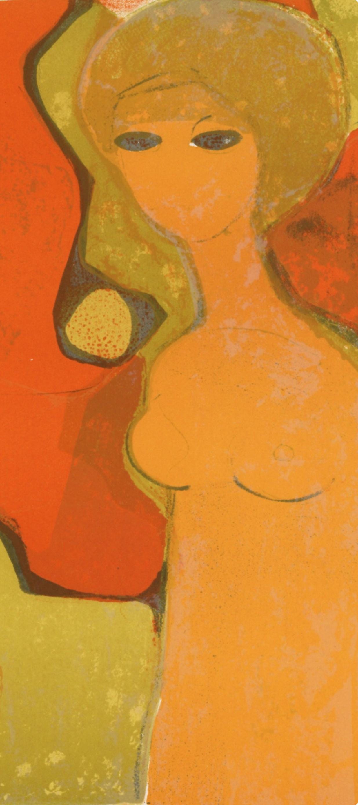 André Minaux, Composition, L'Odyssée, Limited Edition Lithograph