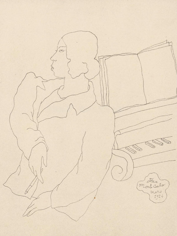 Jean Cocteau, Composition, Les Biches, Limited Edition Lithograph