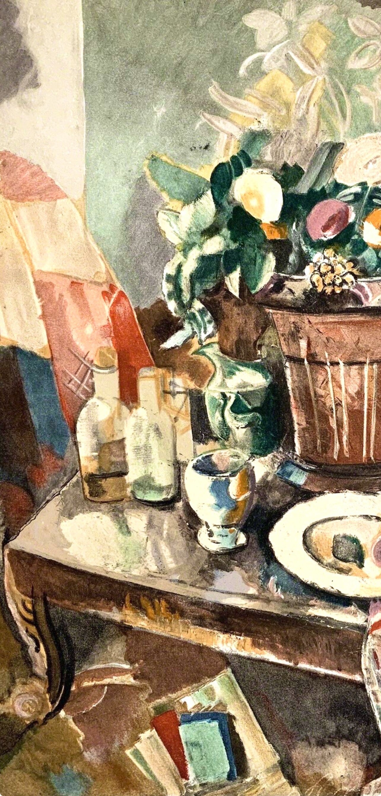 Charles Dufresne, Nature morte au pot de fleurs, Collection Pierre Lévy, Limited Edition Lithograph
