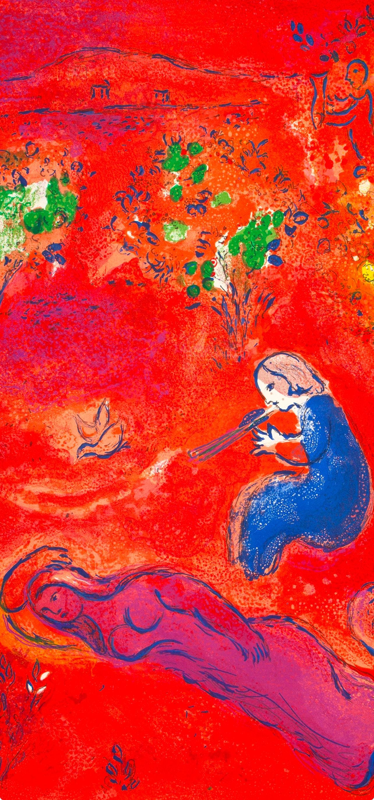 Marc Chagall, A Midi, l'Été, Daphnis et Chloé, Limited Edition Héliogravure