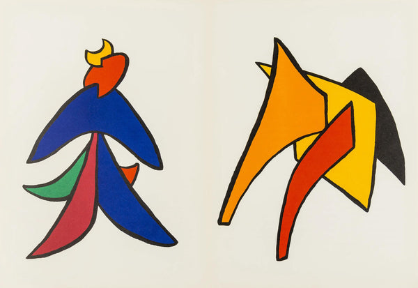 Alexander Calder, Composition, Derrière le miroir, Limited Edition Lithograph