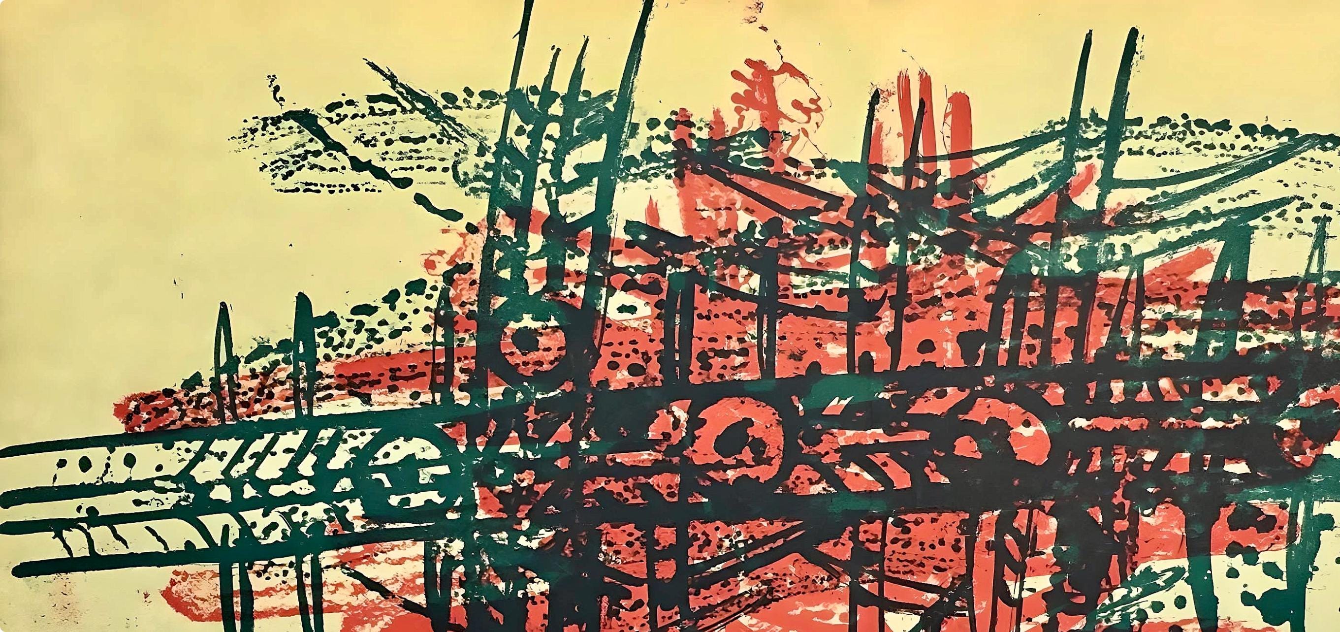 Wifredo Lam 林飛龍, Composition, Suites nº3, Limited Edition Lithograph