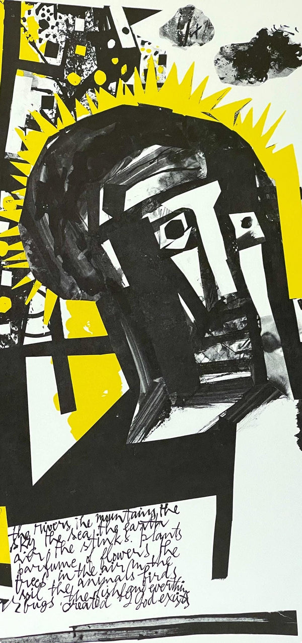 Abraham Rattner, Head of a Prophet, Limited Edition Lithograph