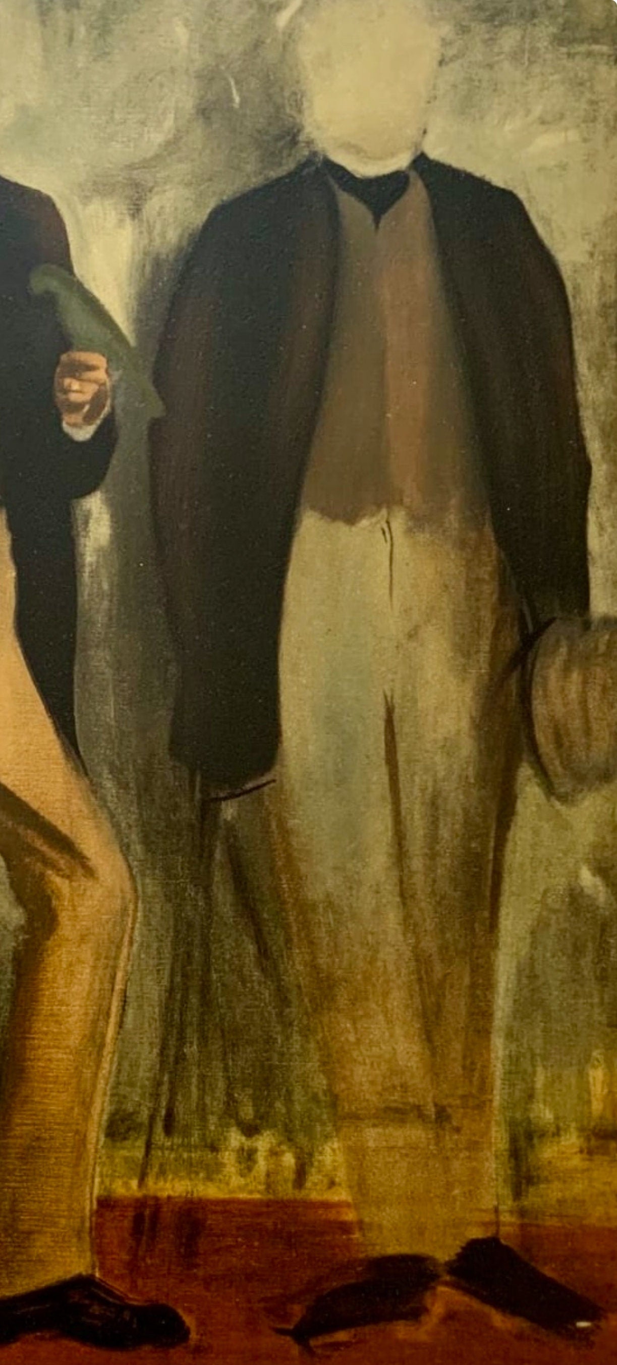 Edgar Degas, Deux hommes en pied, Les Réalistes Lyriques, Collection Pierre Lévy, Limited Edition Lithograph