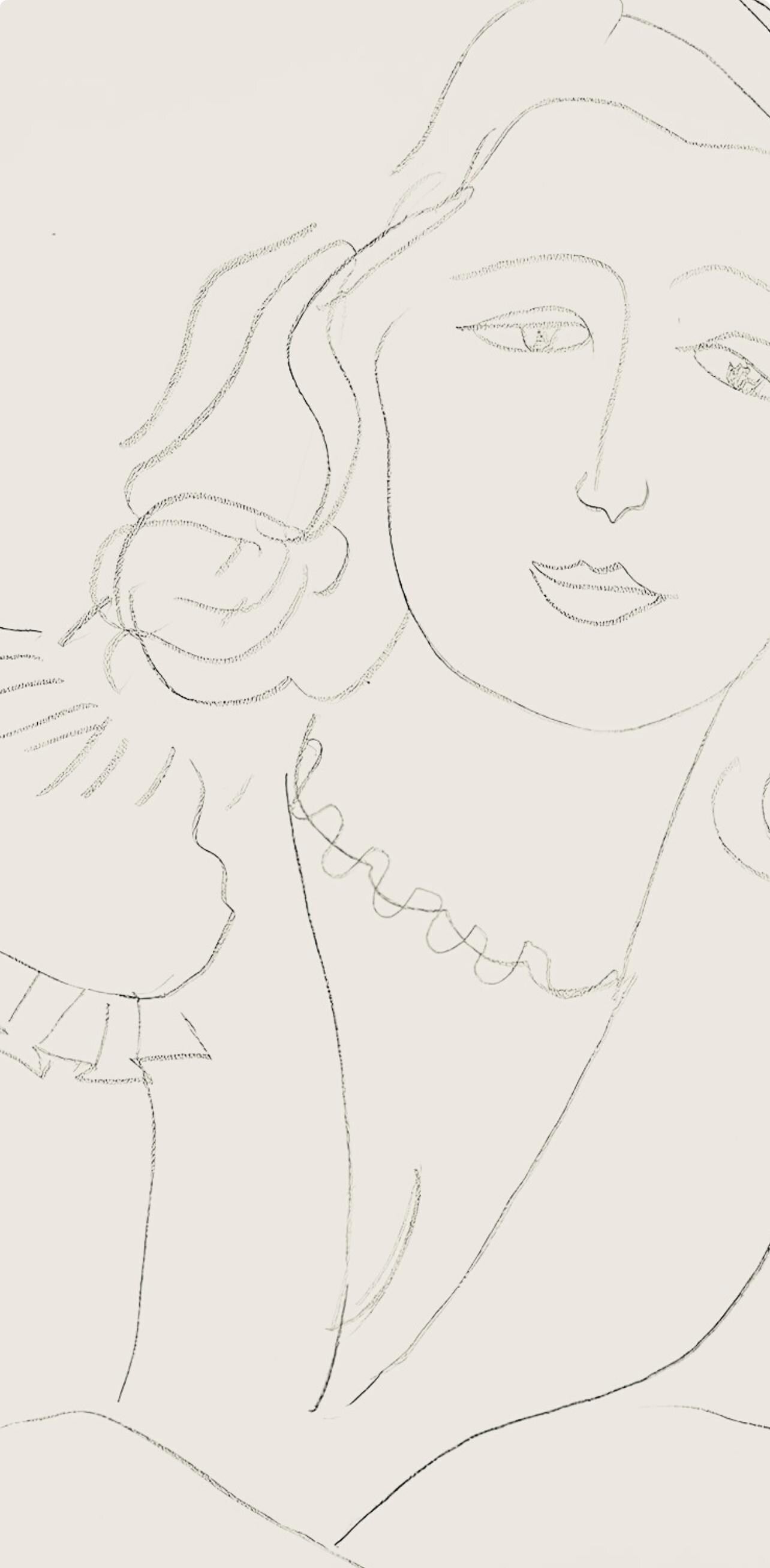 Henri Matisse, Série O, var. 7 (Duthuit 9), Henri Matisse, Dessins, Thèmes et variations, Limited Edition Lithograph