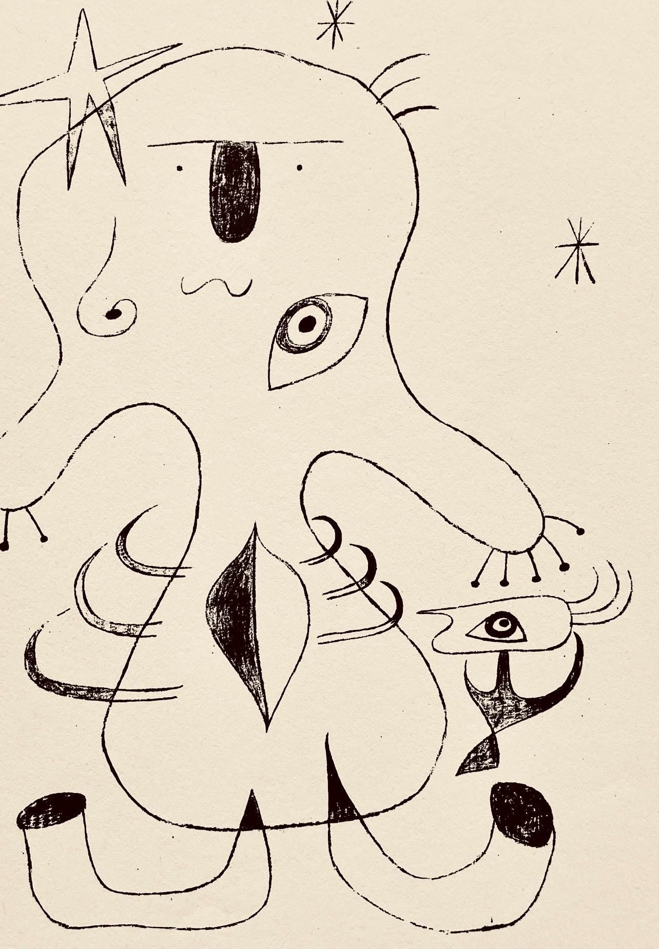 Joan Miró, Composition, The Prints of Joan Miro, Limited Edition Etching