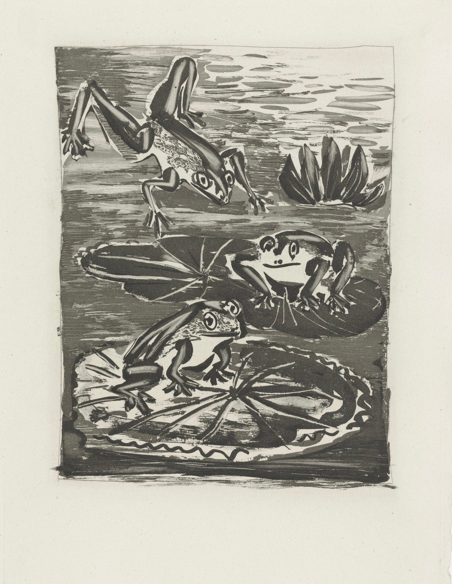 Pablo Picasso, La Grenouille, Histoire naturelle, Limited Edition Lithograph