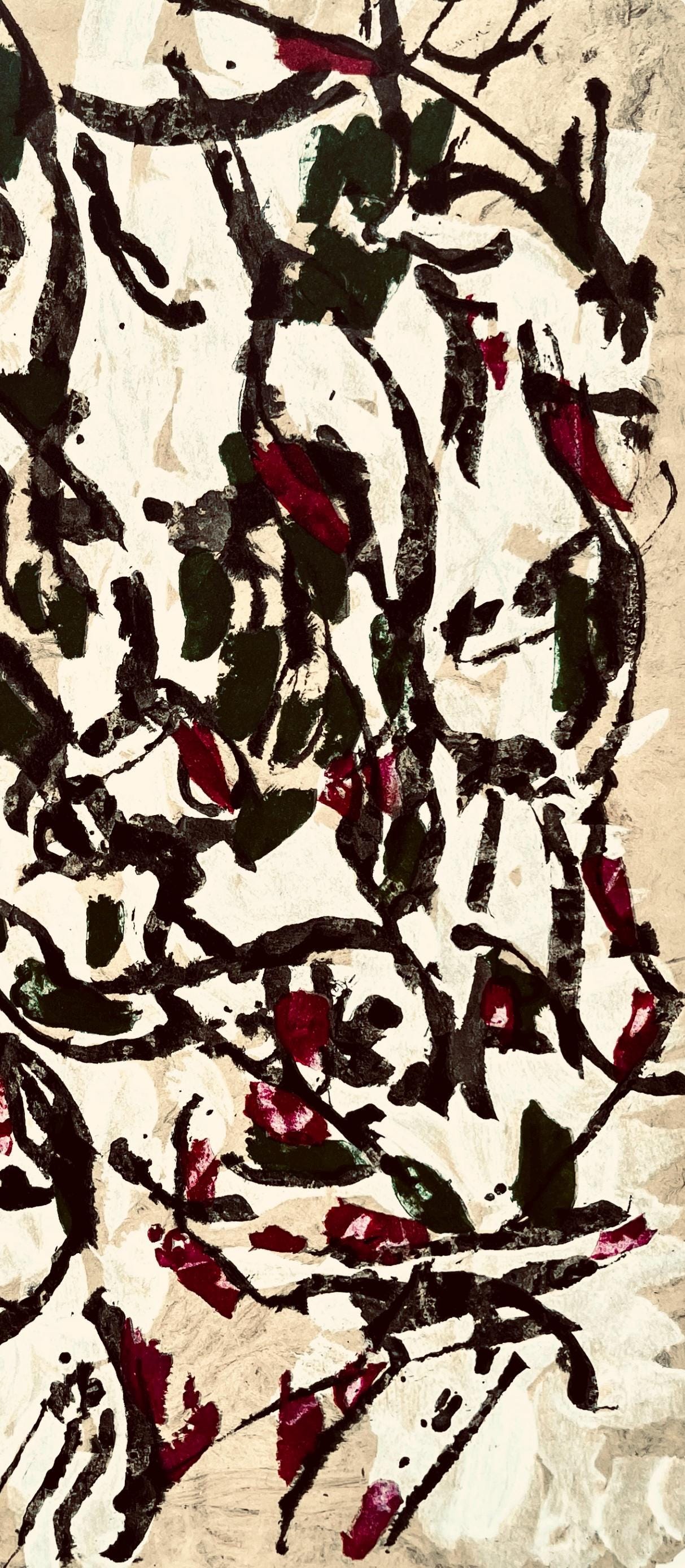 Jean-Paul Riopelle, Composition, Derrière le miroir, Limited Edition Lithograph