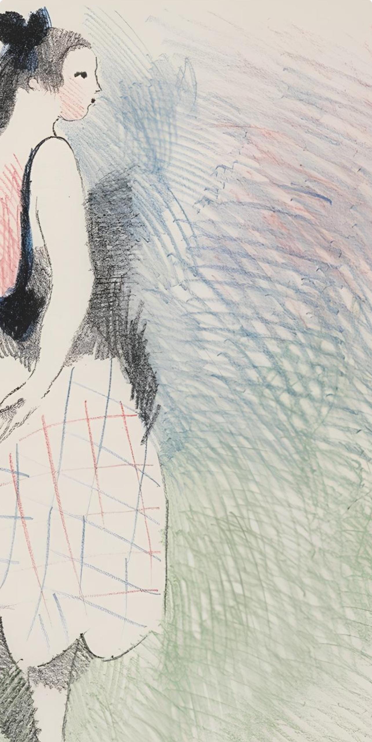 Marie Laurencin, Composition, Alice's Adventures in Wonderland, Limited Edition Lithograph