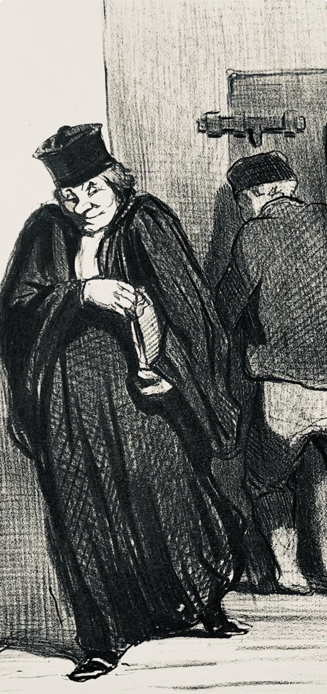 Honoré Daumier, Composition, Honoré Daumier, Law and Justice, Limited Edition Lithograph