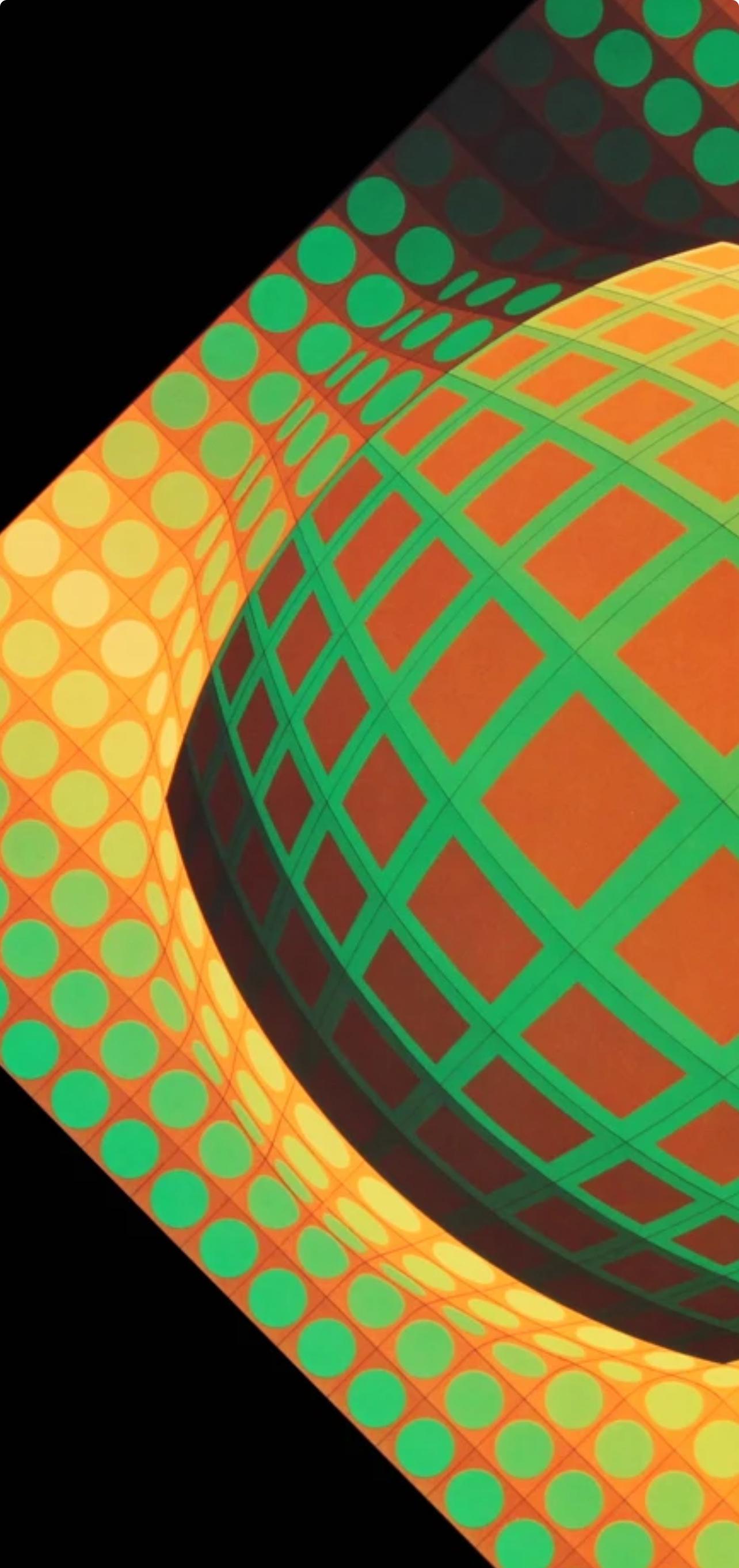 Victor Vasarely, Composition, Progressions III, Limited Edition Héliogravure