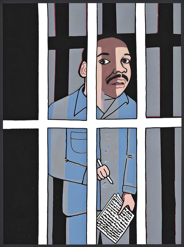 Faith Ringgold, A letter From Martin Luther King, Letter from Birmingham City Jail, Limited Edition Silkscreen