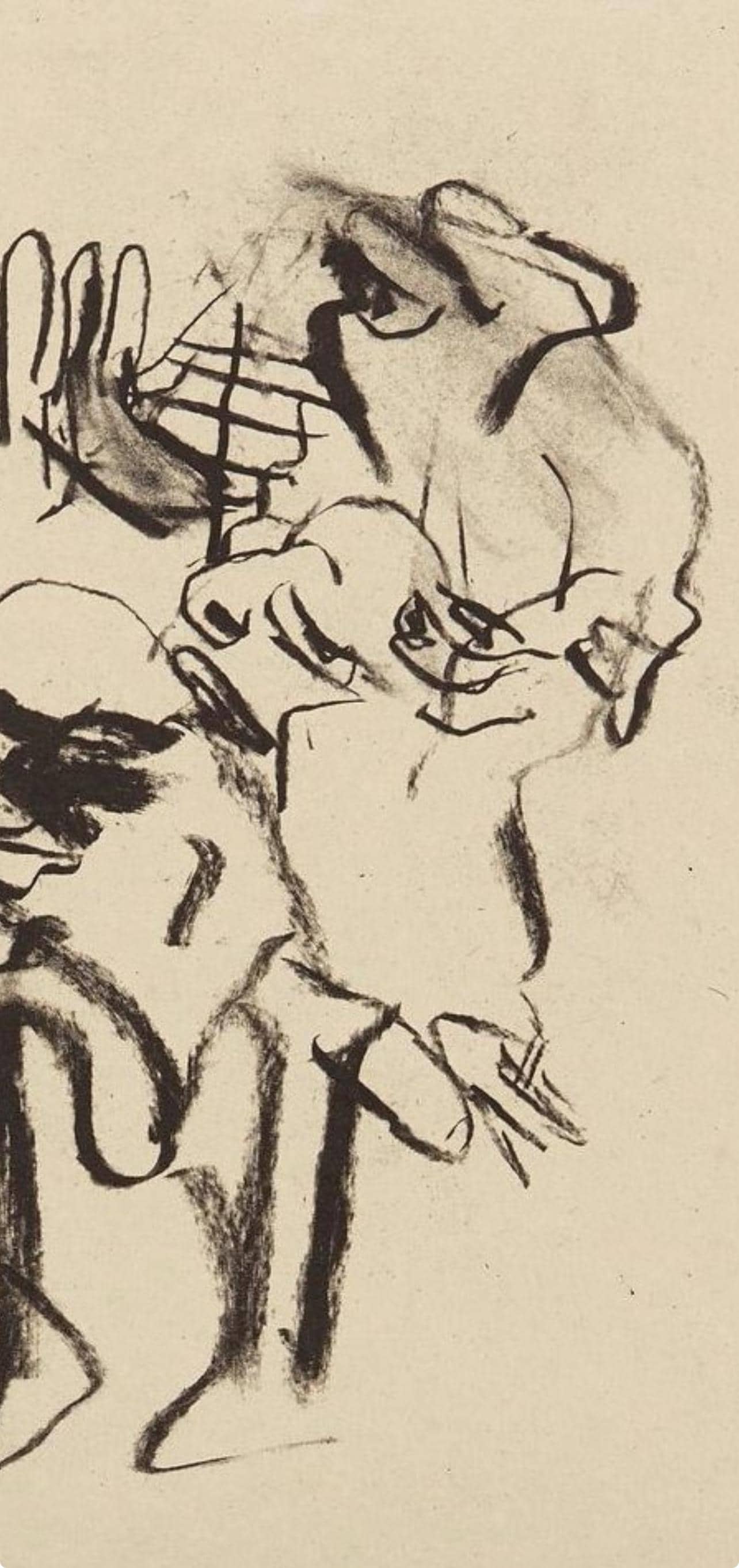 Willem de Kooning, Composition, Poems, Limited Edition Lithograph