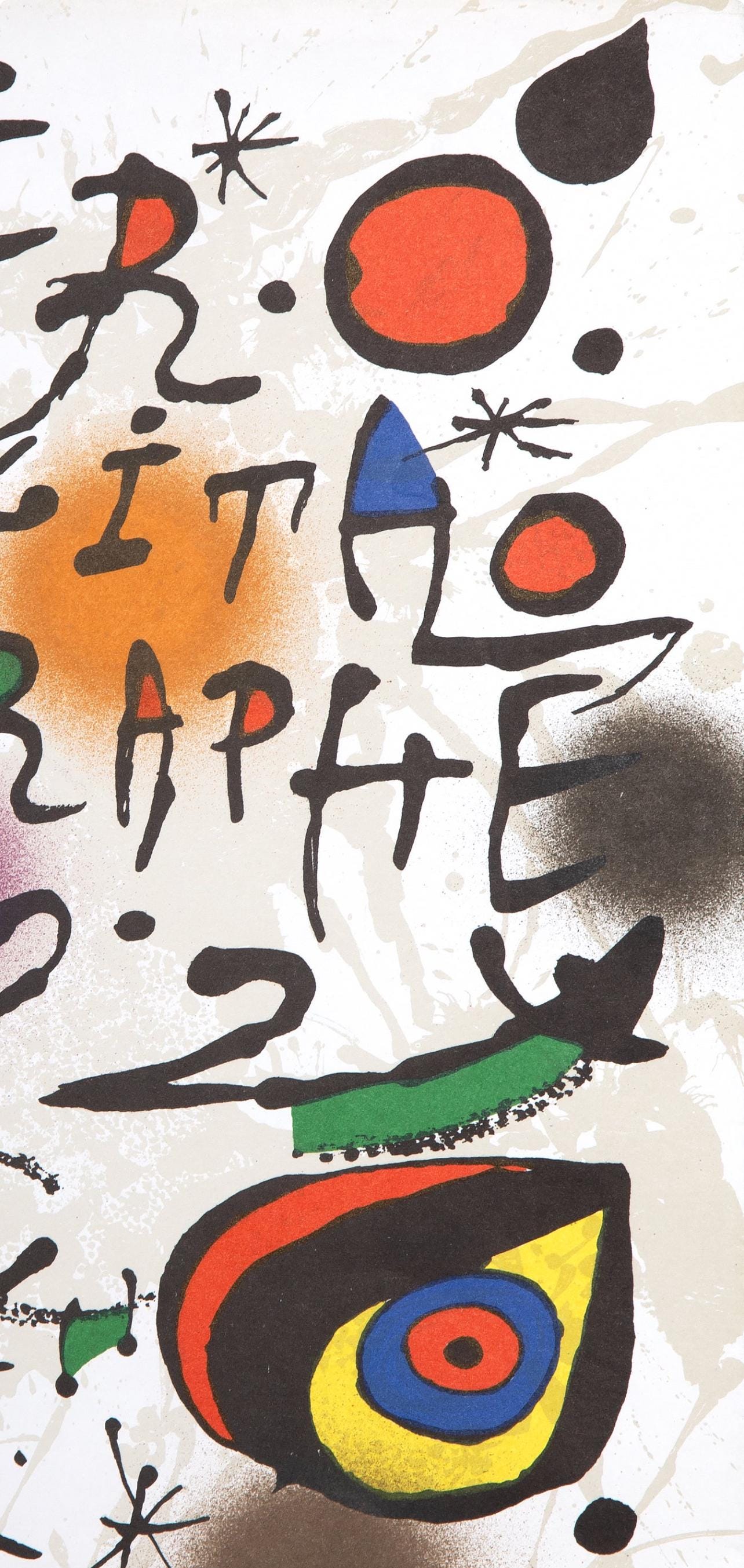 Joan Miró, Composition, (Cramer 230; Mourlot 1112), Joan Miró Lithographs, Limited Edition Lithograph