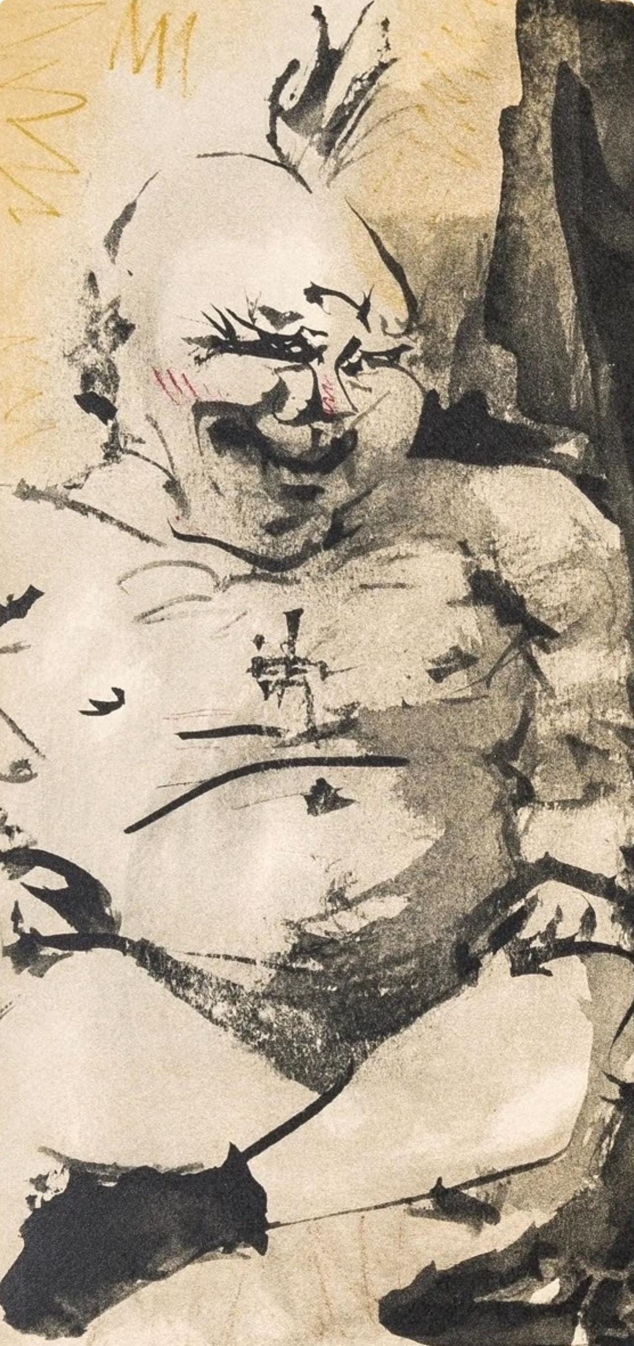 Pablo Picasso, Composition, Picasso and the Human Comedy, Verve: Revue Artistique et Littéraire, Limited Edition Lithograph