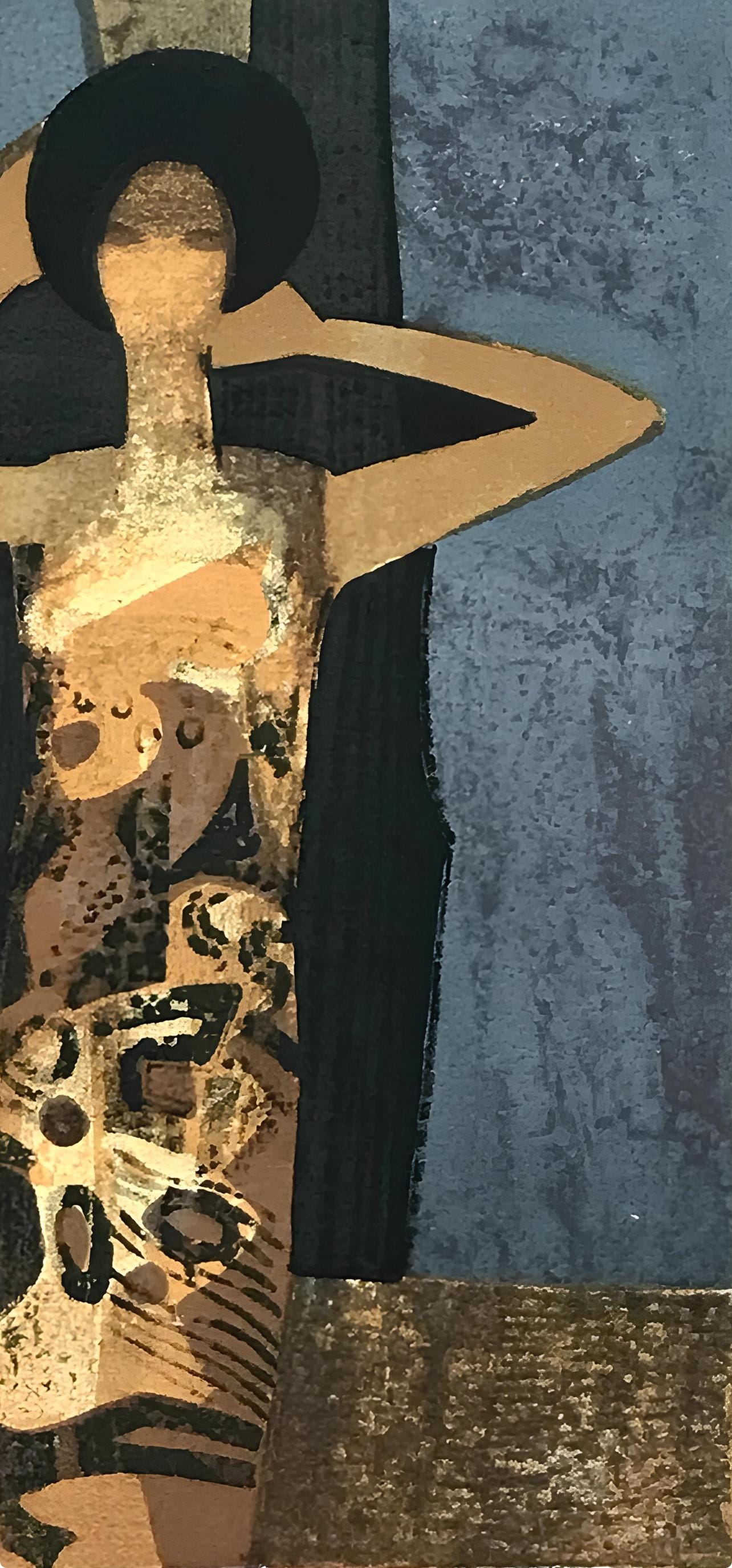 André Minaux, Composition, L'Odyssée, Limited Edition Lithograph