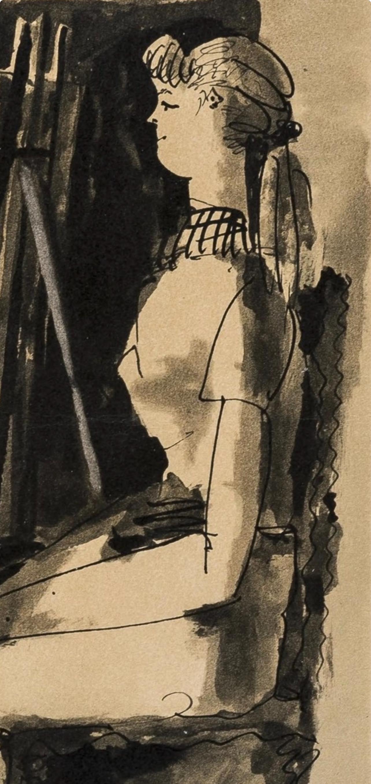 Pablo Picasso, Composition, Picasso and the Human Comedy, Verve: Revue Artistique et Littéraire, Limited Edition Lithograph