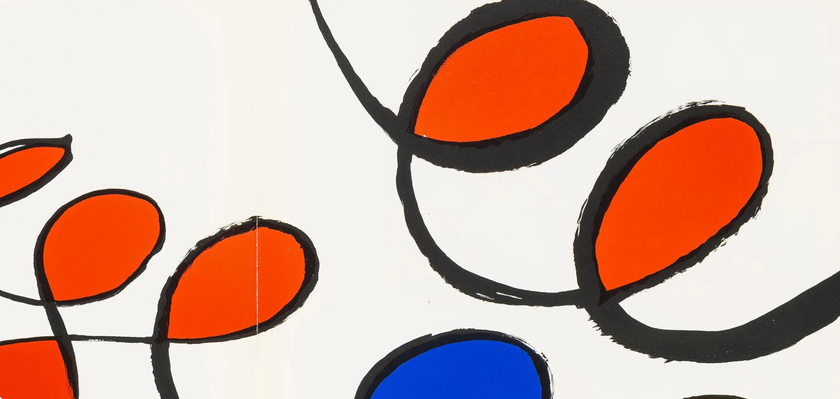 Alexander Calder, Composition, Derrière le miroir, Limited Edition Lithograph