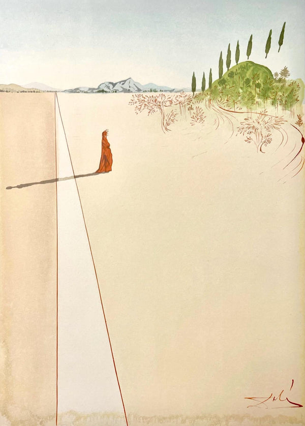 Salvador Dali, Hölle I (Field 189-200; Michler/Löpsinger 1039-1138), Die Göttliche Komödie, Signed, Limited Edition Woodcut