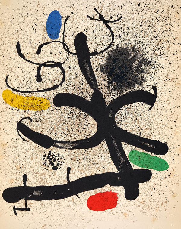 Joan Miró, Composition (Mourlot 745), Derrière le miroir, Limited Edition Lithograph