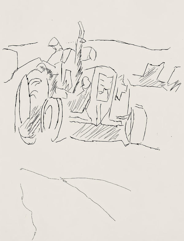 Jacques Villon, Composition (Ginestet/Pouillon 42-64), Hésiode, Les Travaux et les Jours, Limited Edition Etching