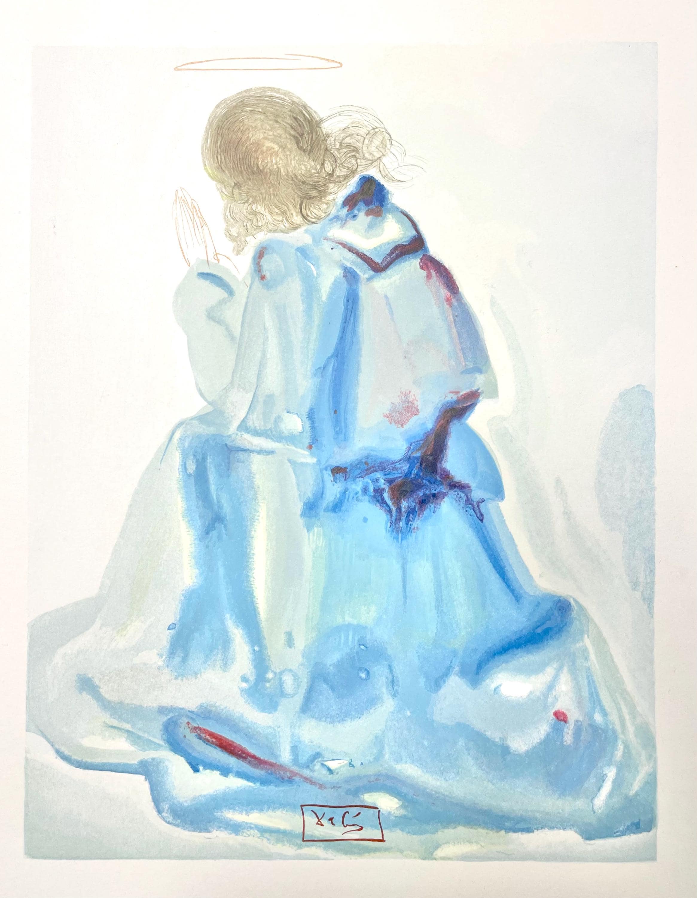 Salvador Dali, Paradies II (Field 189-200; Michler/Löpsinger 1039-1138), Die Göttliche Komödie, Signed, Limited Edition Woodcut