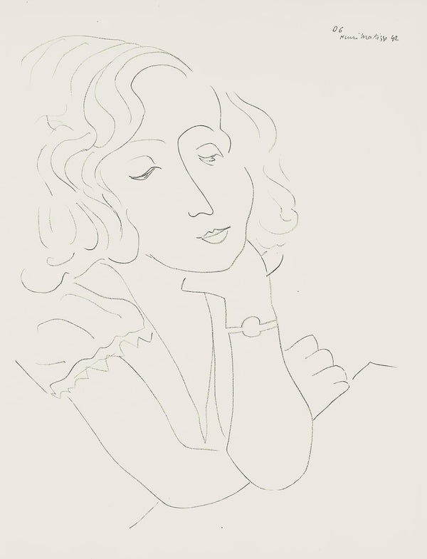 Henri Matisse, Série O, var. 6 (Duthuit 9), Henri Matisse, Dessins, Thèmes et variations, Limited Edition Lithograph