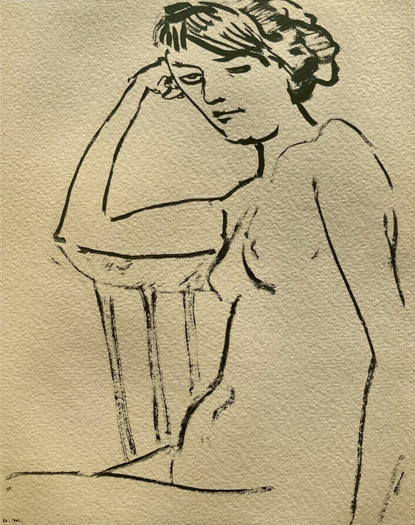 Albert Marquet, Nu à la chaise, Marquet, Limited Edition Lithograph