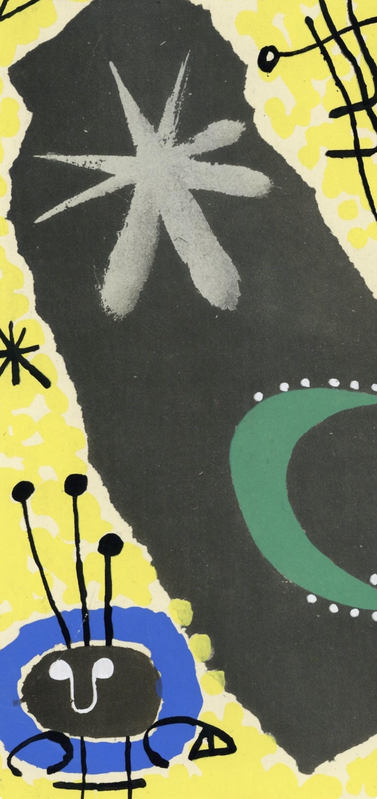 Joan Miró, Composition, XXe siècle, Limited Edition Lithograph