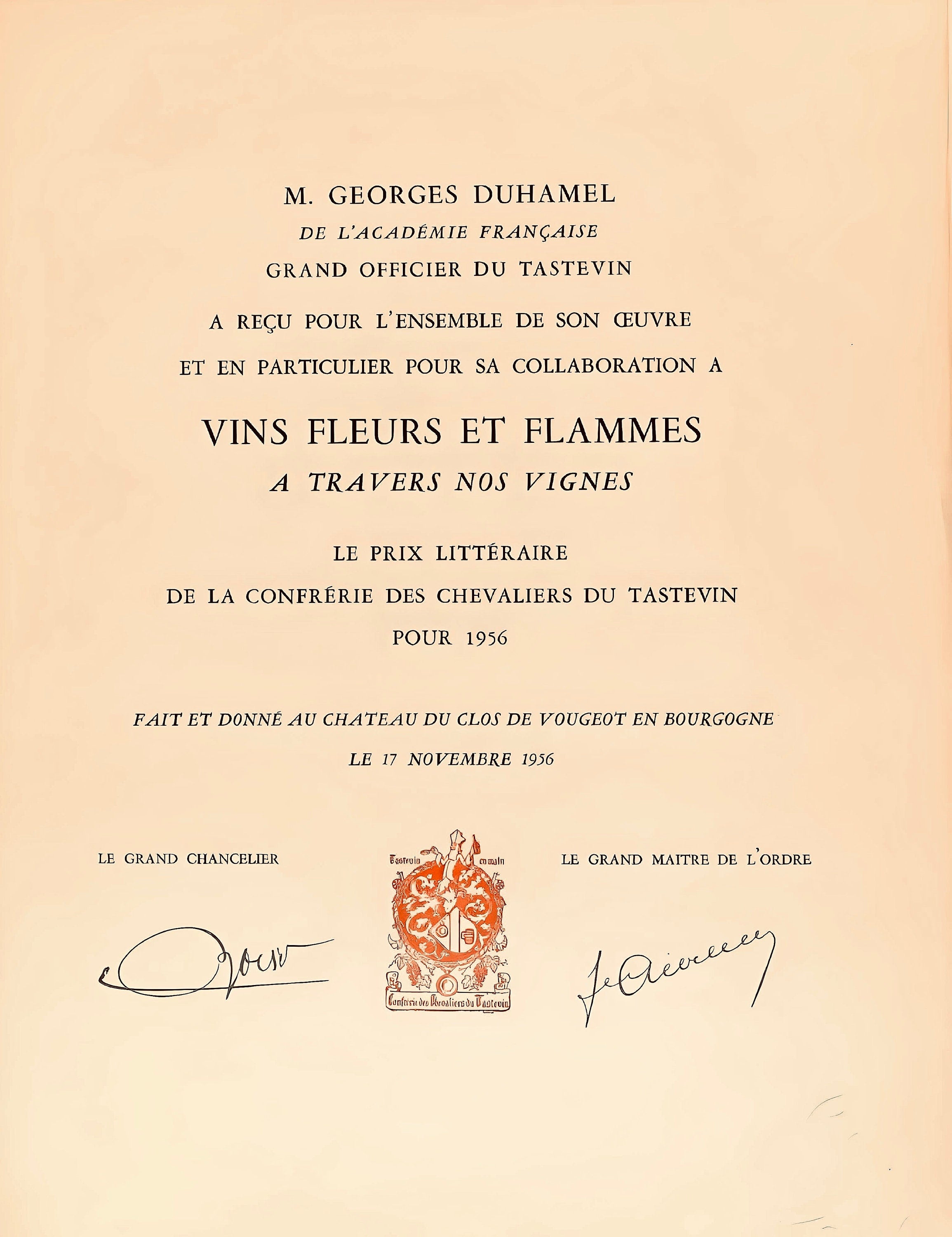 André Derain, Age d'or et Terre promise, Vins, Fleurs et Flammes, Limited Edition Lithograph