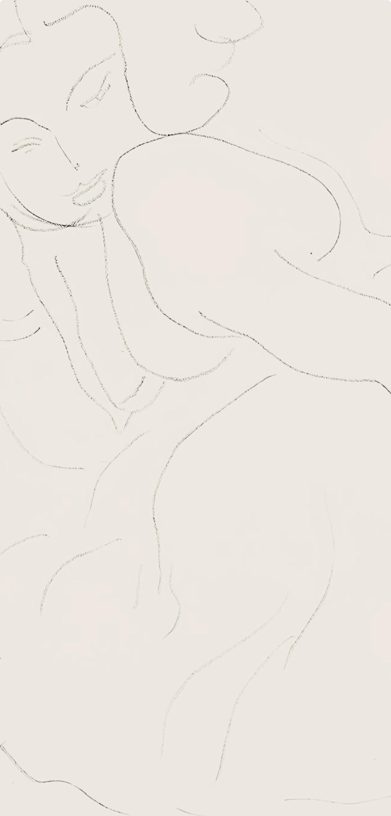 Henri Matisse, Série E, var. 5 (Duthuit 9), Henri Matisse, Dessins, Thèmes et variations, Limited Edition Lithograph