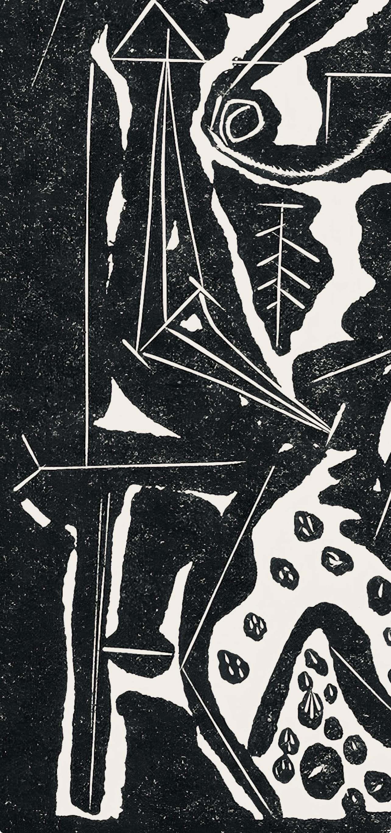 Pablo Picasso, Composition (Cramer 36; Bloch 360; Horodisch A6), Non Vouloir, Limited Edition Zincograph