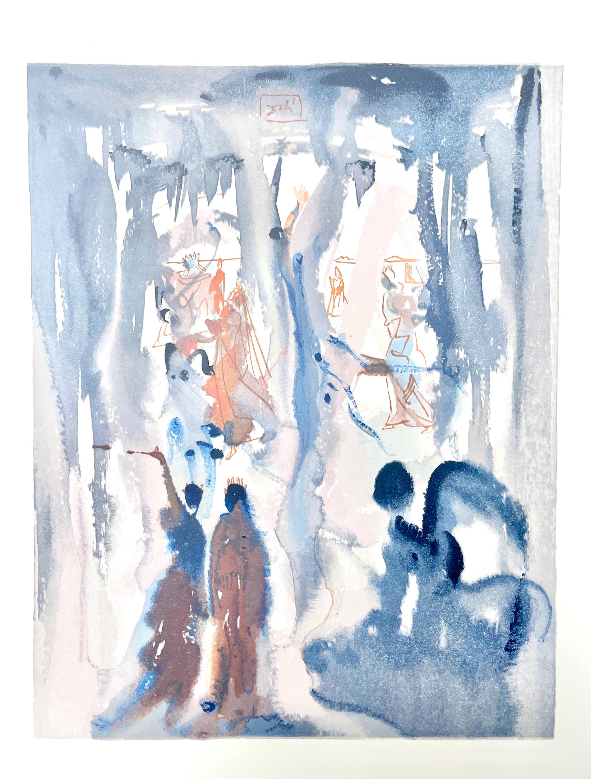 Salvador Dali, Paradies XIII (Field 189-200; Michler/Löpsinger 1039-1138), Die Göttliche Komödie, Signed, Limited Edition Woodcut