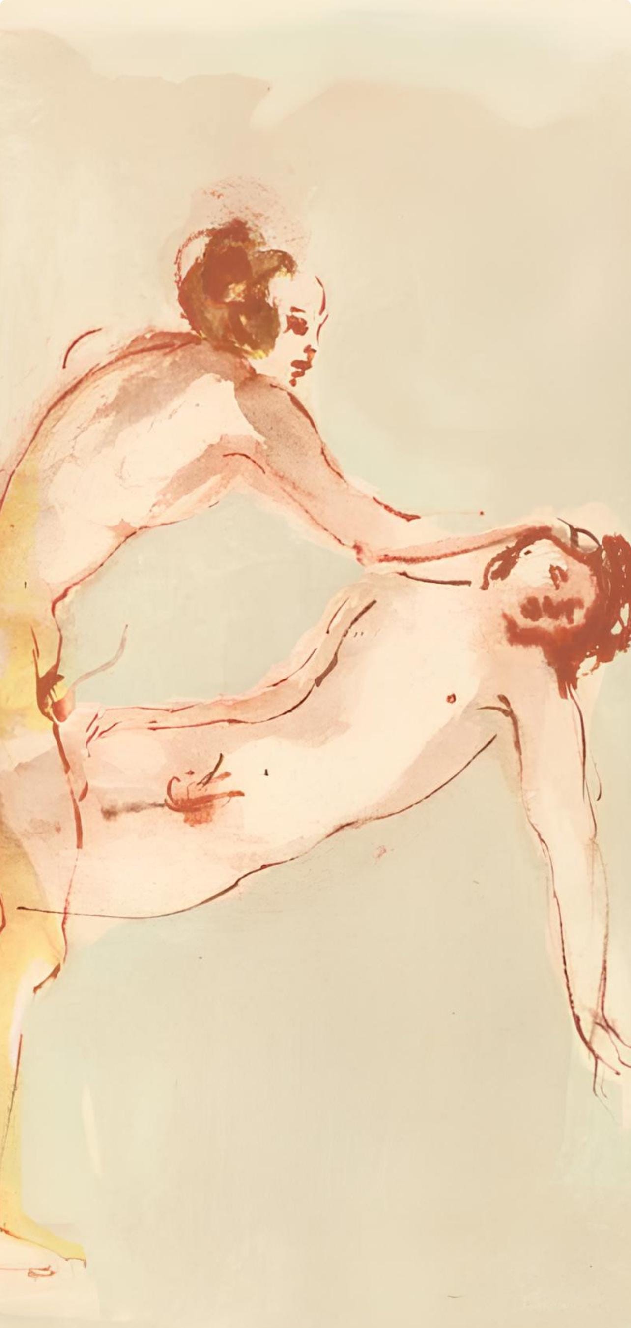 Léonor Fini, Composition, Parallèlement, Limited Edition Lithograph