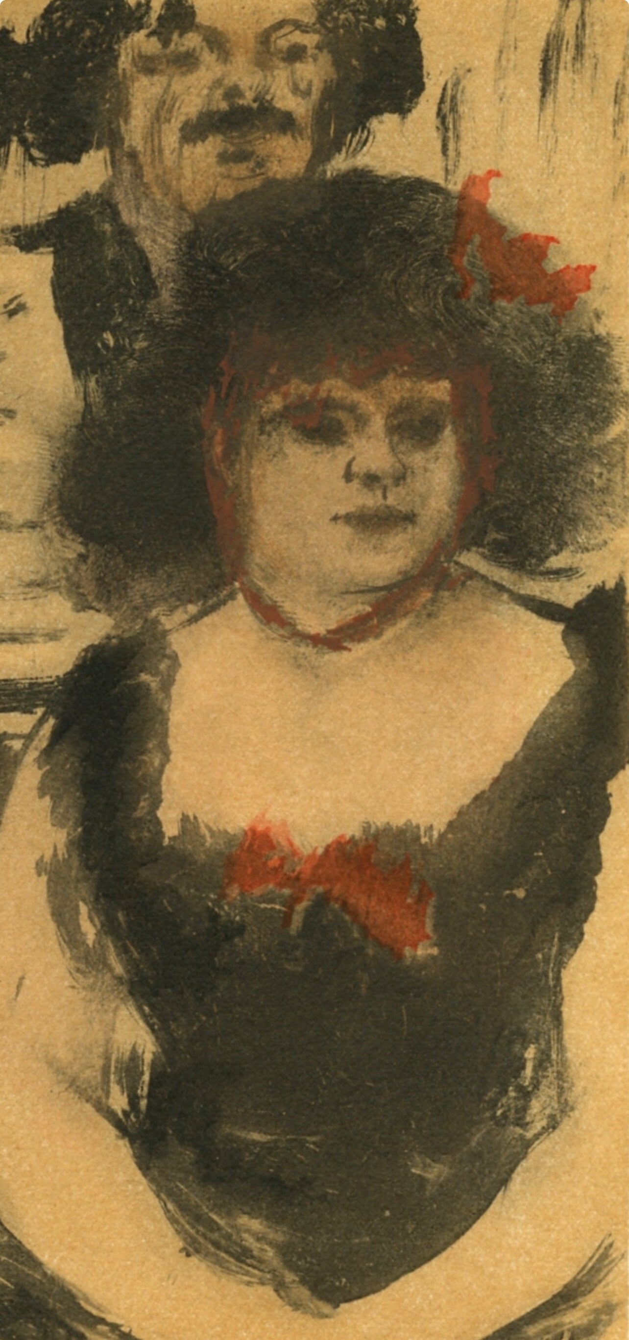 Edgar Degas, La Pianiste et le Chanteur, E. Degas Monotypes, Limited Edition Monotype