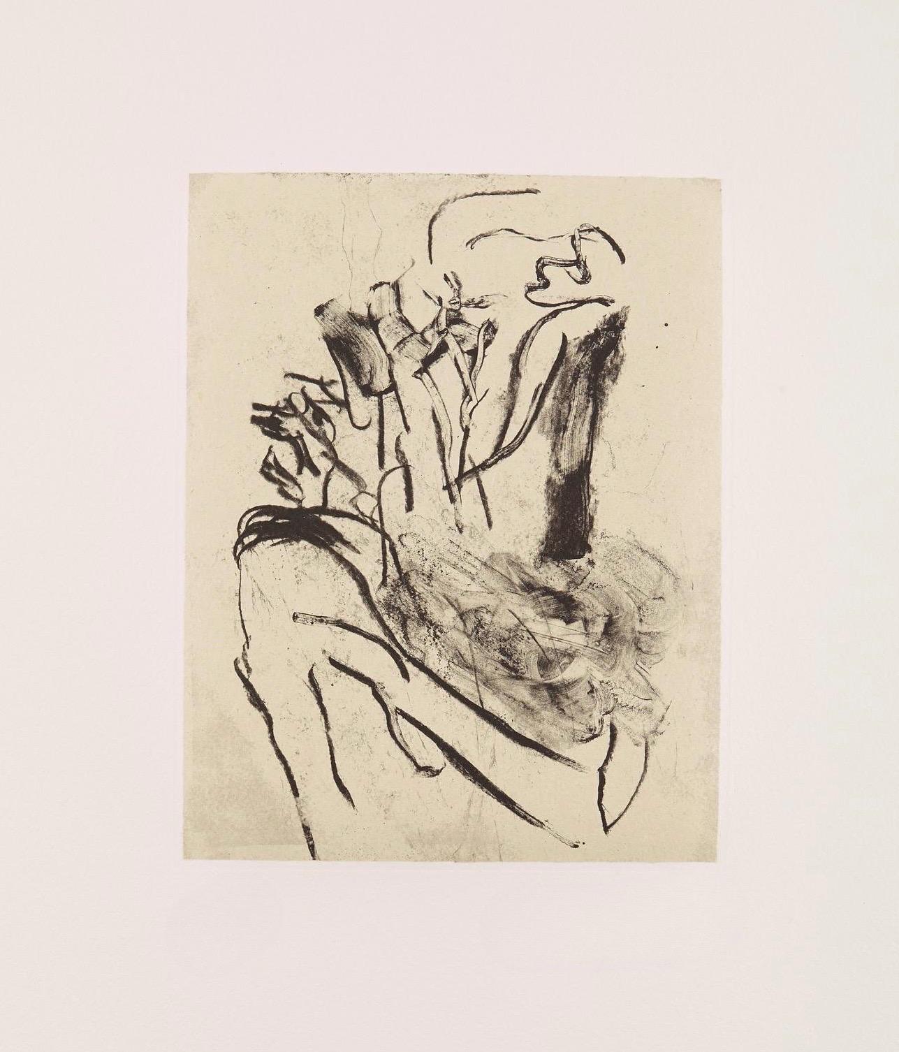 Willem de Kooning, Composition, Poems, Limited Edition Lithograph