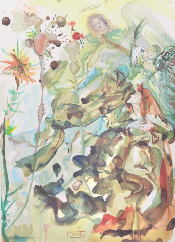 Salvador Dali, Paradies XXVI (Field 189-200; Michler/Löpsinger 1039-1138), Die Göttliche Komödie, Signed, Limited Edition Woodcut