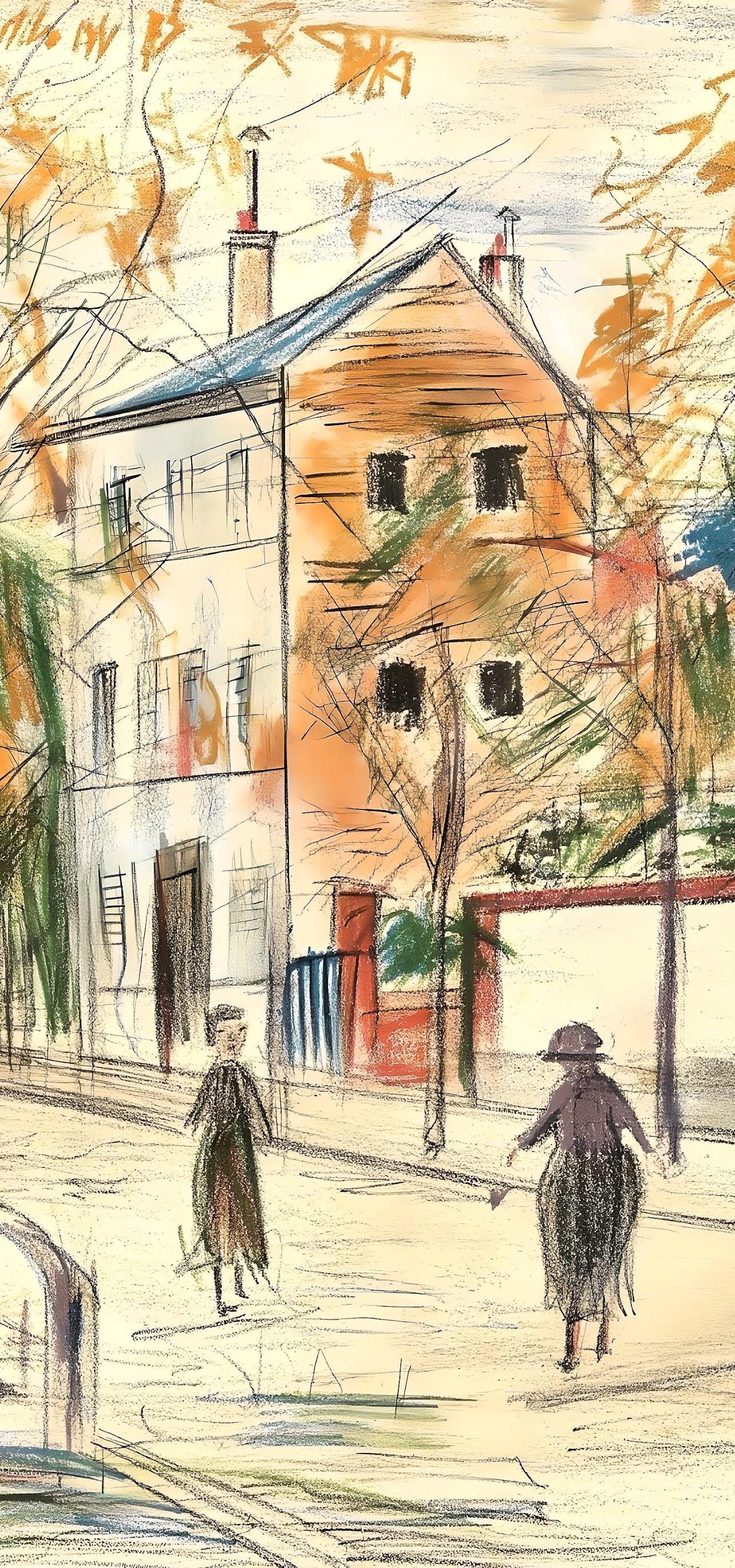 Maurice Utrillo, Composition, Éloge de Maurice Utrillo, Limited Edition Lithograph