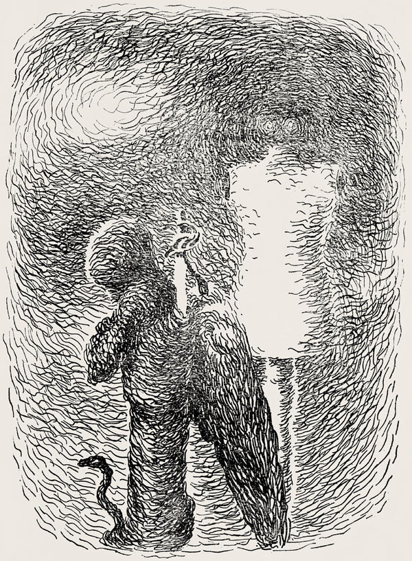 René Magritte, Composition, Les chants de Maldoror, Limited Edition Lithograph