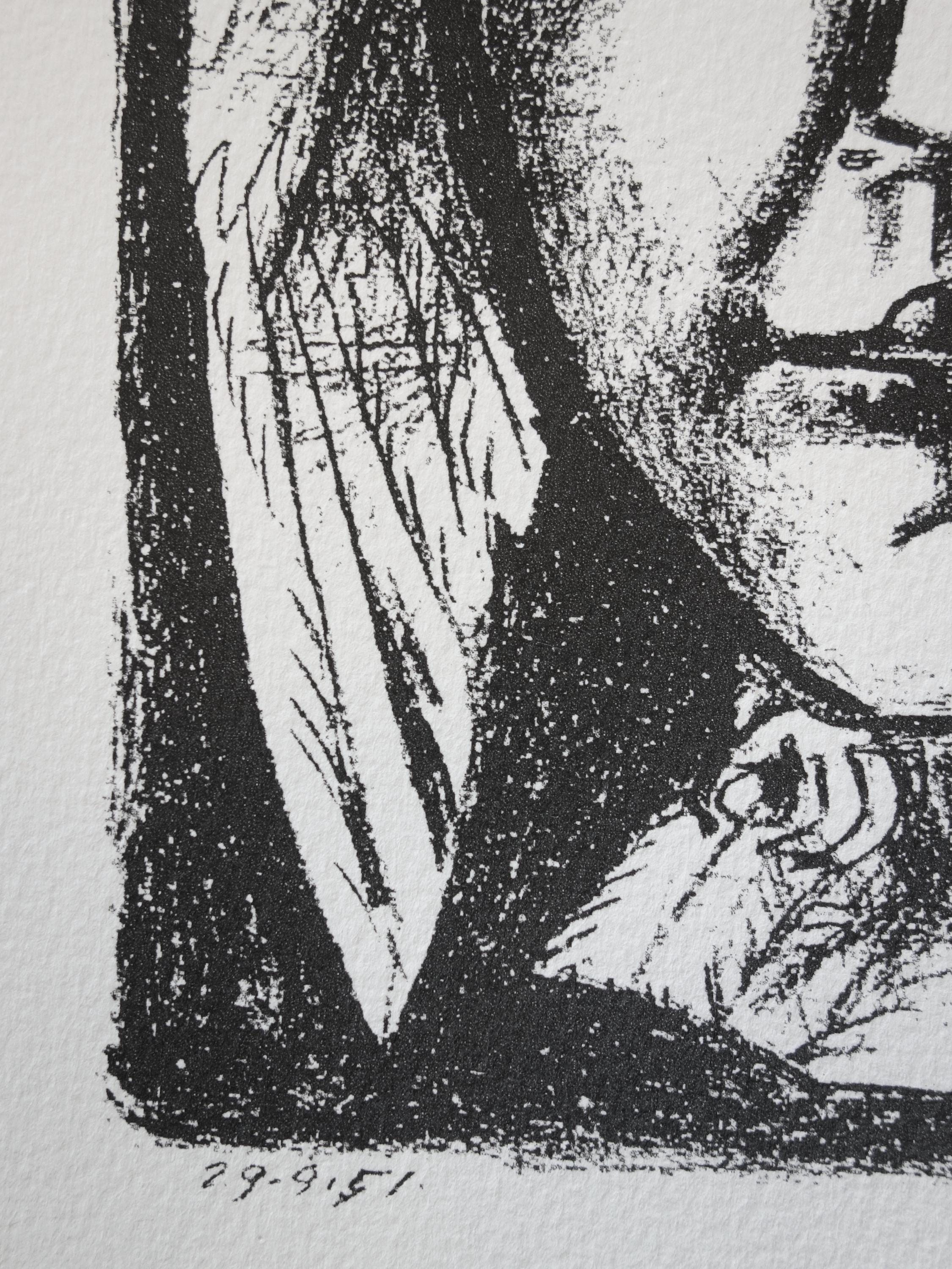 Pablo Picasso, Composition (Cramer 62; Reuße 587; Mourlot 203; Bloch 687; Horodisch B16), Limited Edition Lithograph