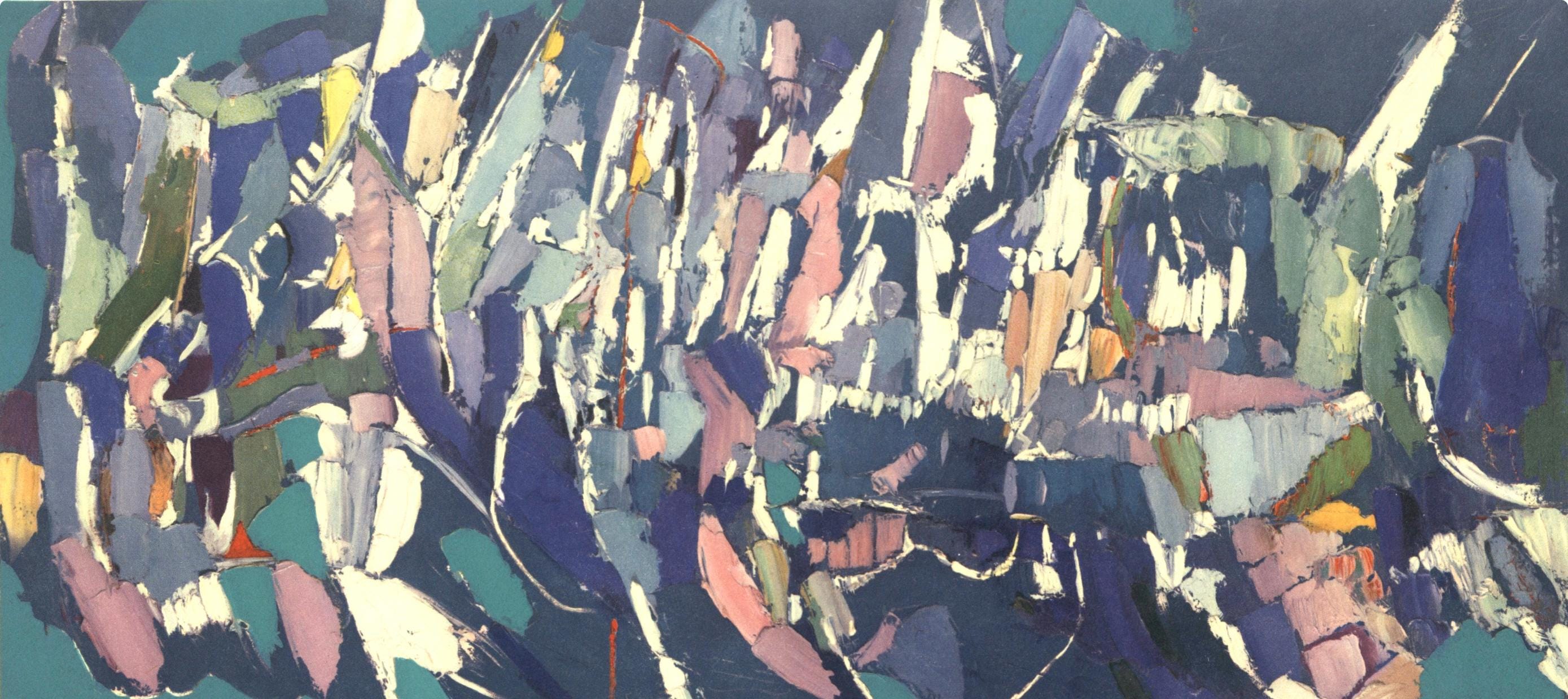 André Lanskoy, Composition, André Lanskoy, Peintres d'aujourd'hui, Limited Edition Lithograph