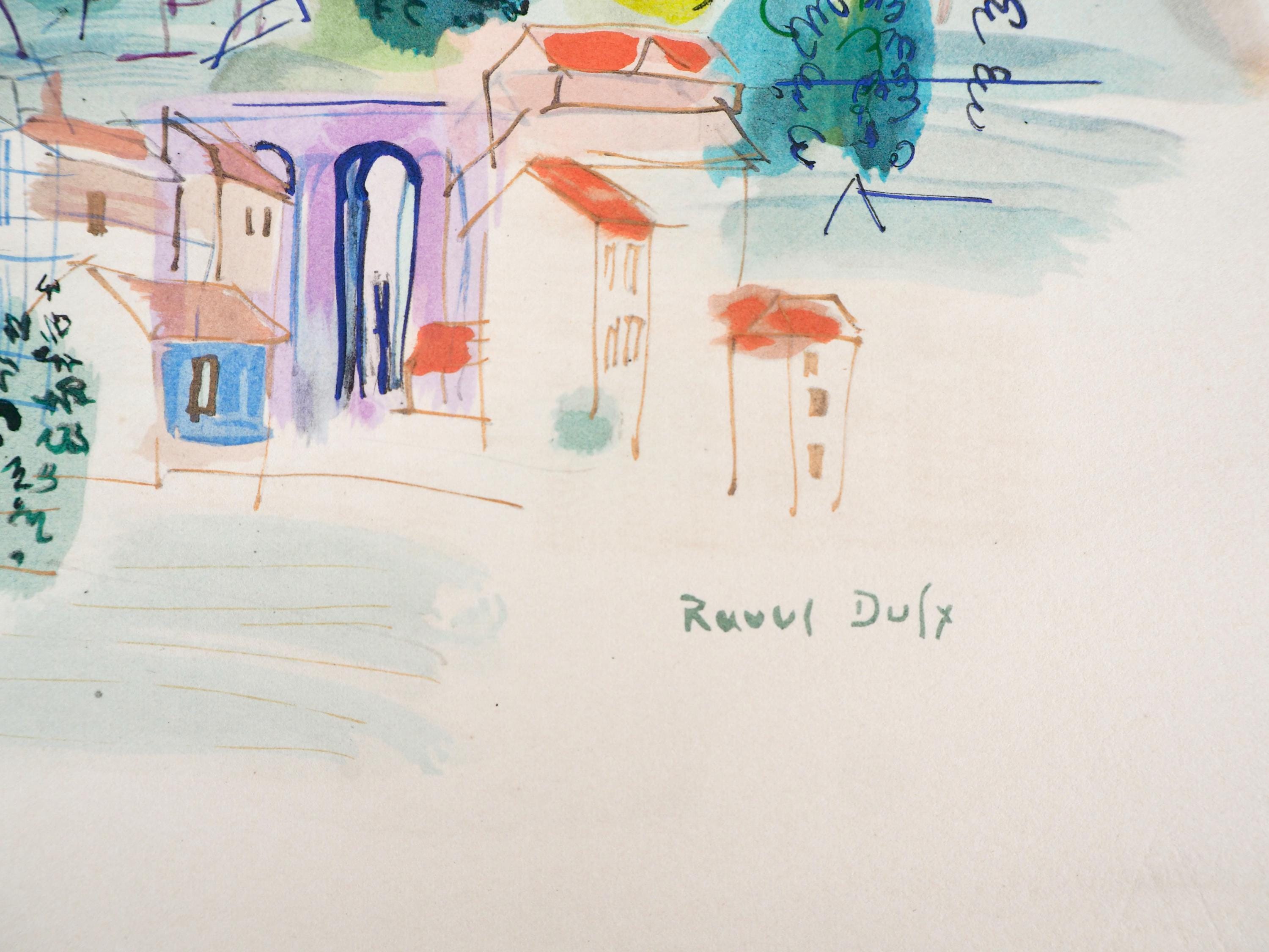 Raoul Dufy, Composition, Eaux-de-vie, Esprit de la fleur et du fruit, Limited Edition Lithograph