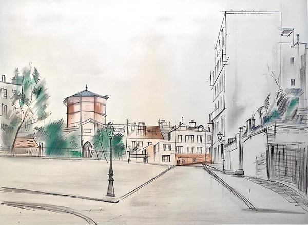 Maurice Utrillo, Composition, Éloge de Maurice Utrillo, Limited Edition Lithograph