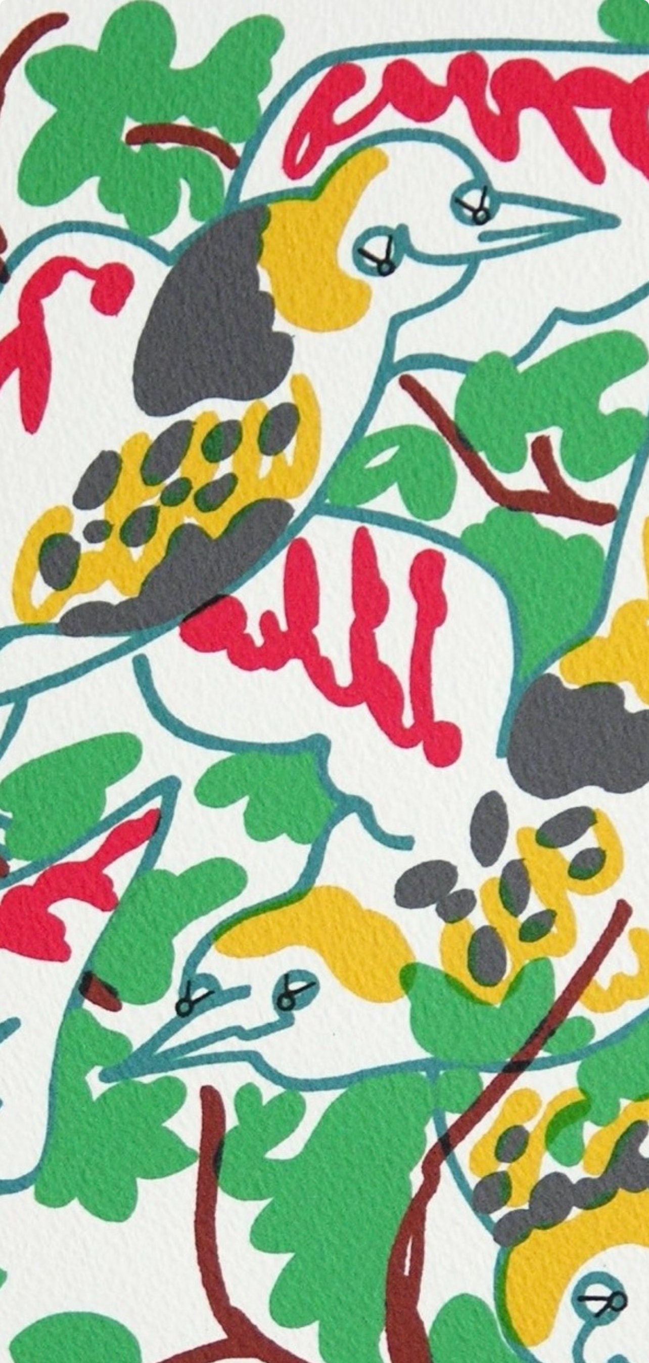 Charles Lapicque, Le chant des oiseaux, Souvenirs et portraits d'artistes, Limited Edition Lithograph