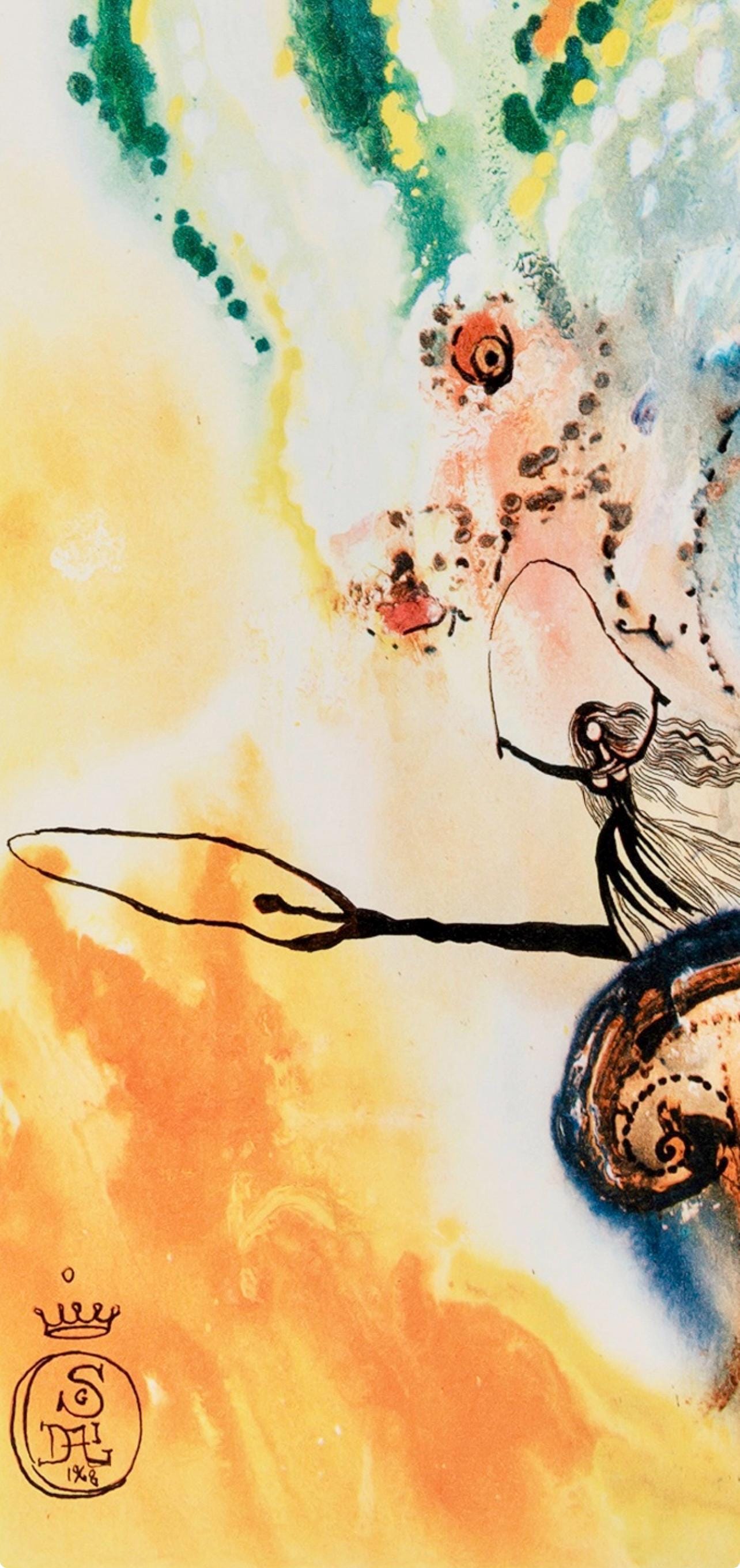Salvador Dalí, Composition (Field 69-5, A-M), Alice's Adventures in Wonderland, Limited Edition Héliogravure