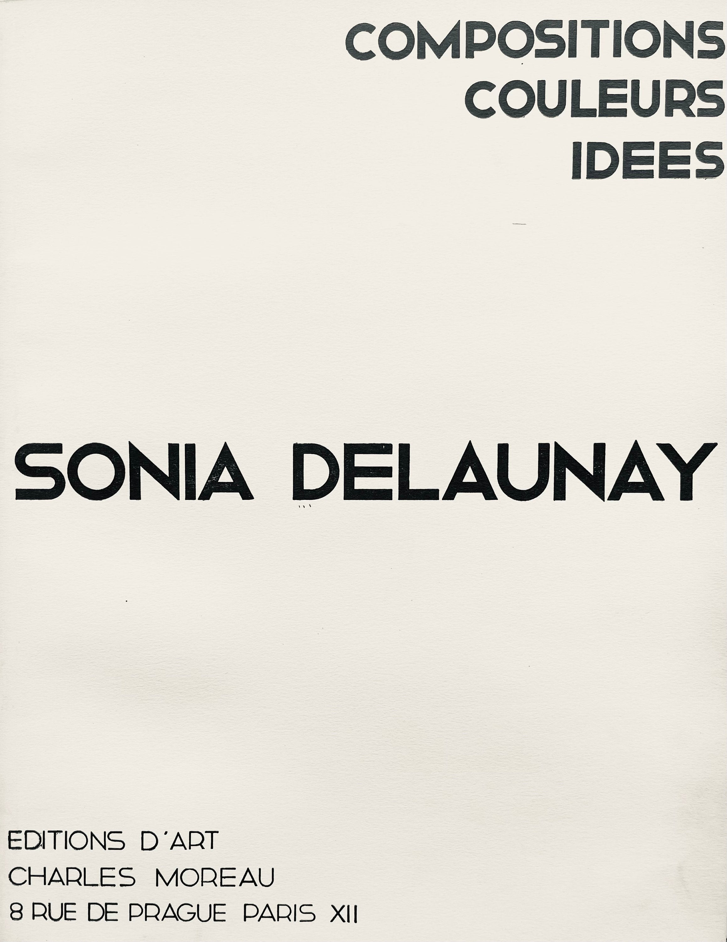 Sonia Delaunay, Planche No. 26, Compositions, couleurs, idées: Sonia Delaunay, Limited Edition Lithograph