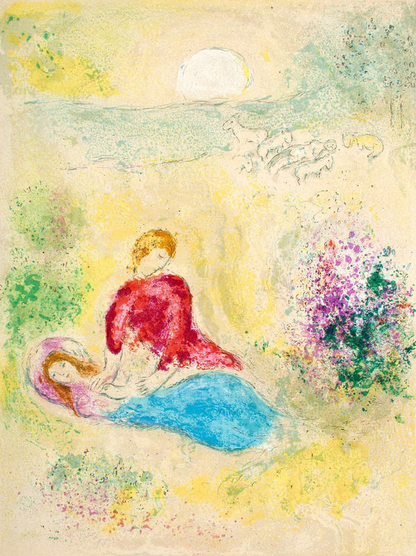Marc Chagall, L'arondelle, Daphnis et Chloé, Limited Edition Héliogravure