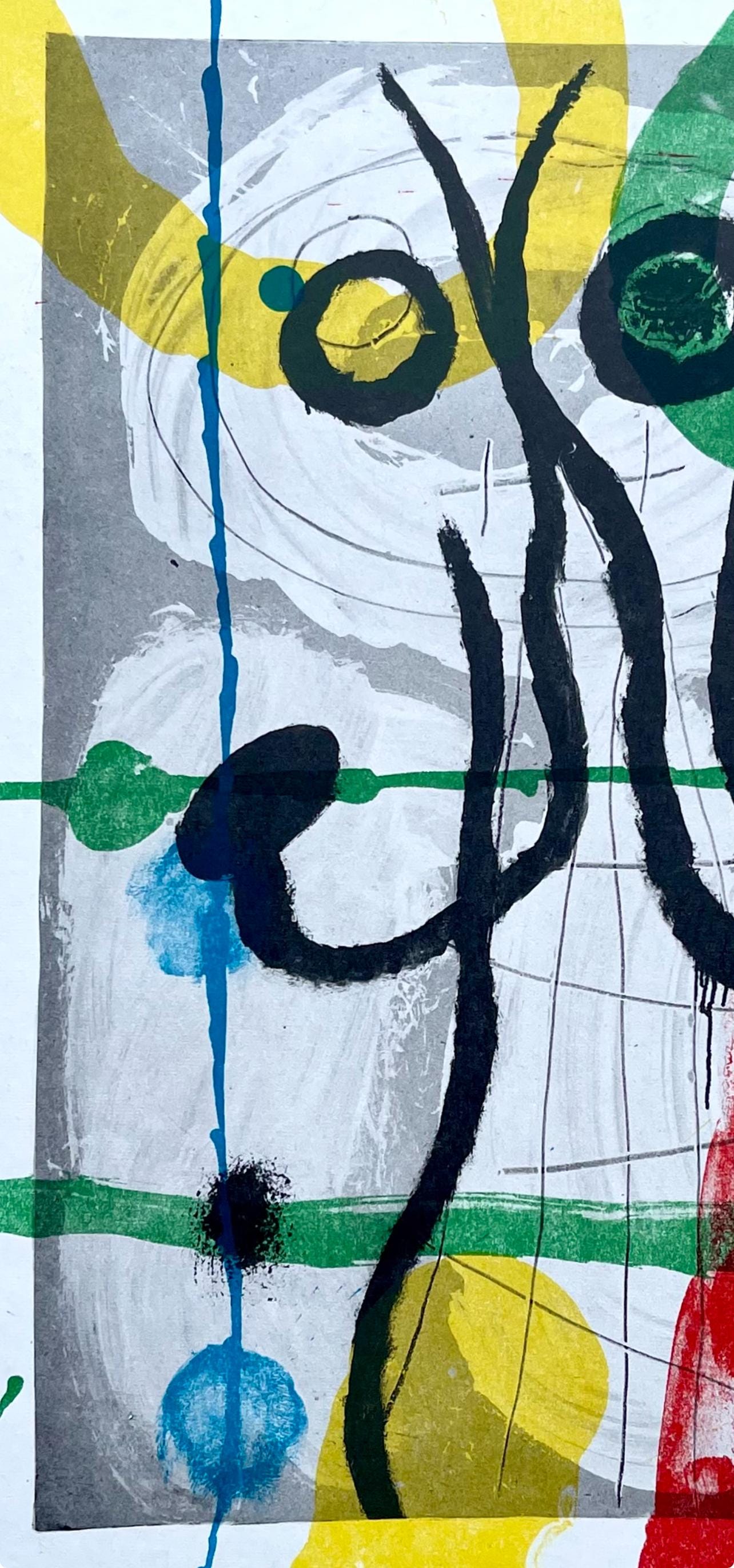 Joan Miró, Composition (Cramer 102; Mourlot 428-449), Derrière le miroir, Limited Edition Lithograph