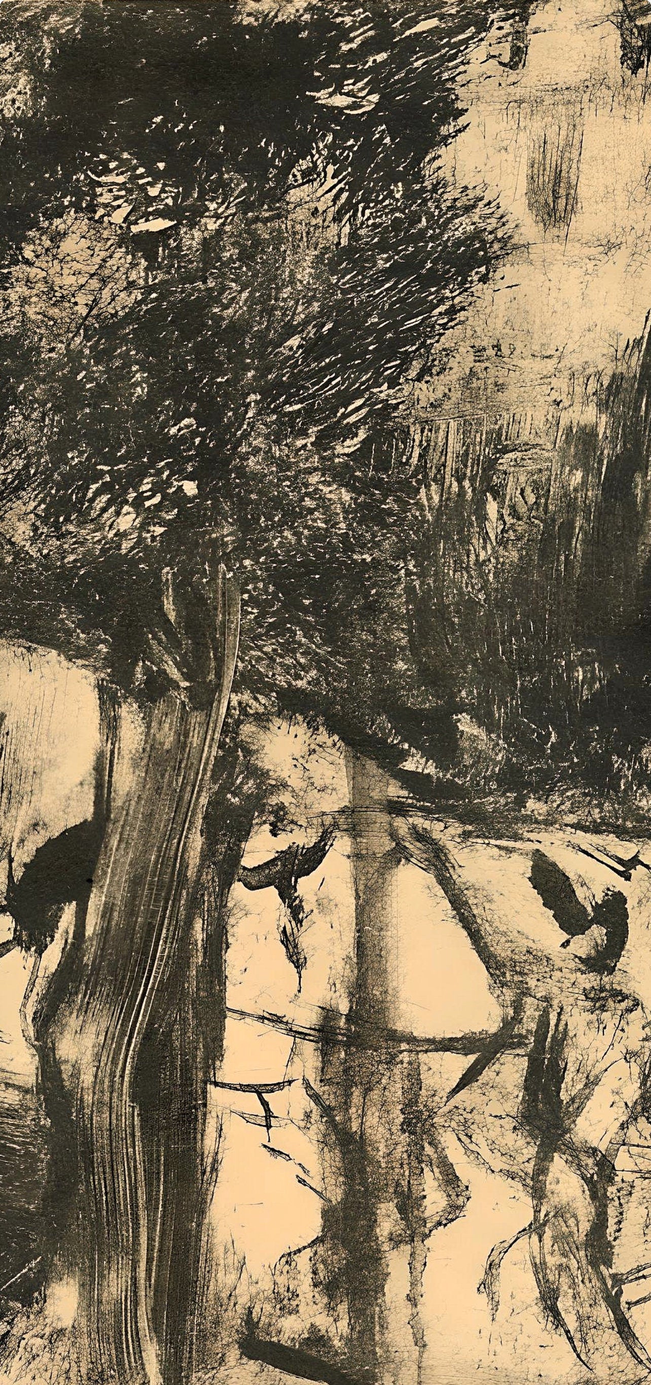 Edgar Degas, Avenue du Bois-de-Bologne, E. Degas Monotypes, Limited Edition Monotype